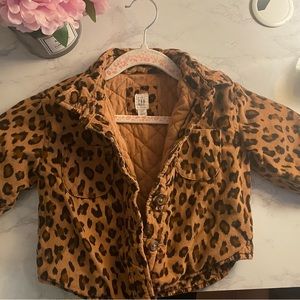Baby Leopard Shirt Jacket
